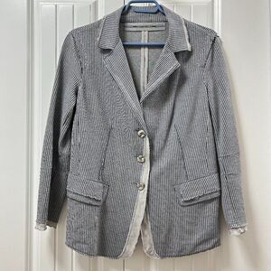 Vintage 90’s Marithe Francois Girbaud Striped Blazer